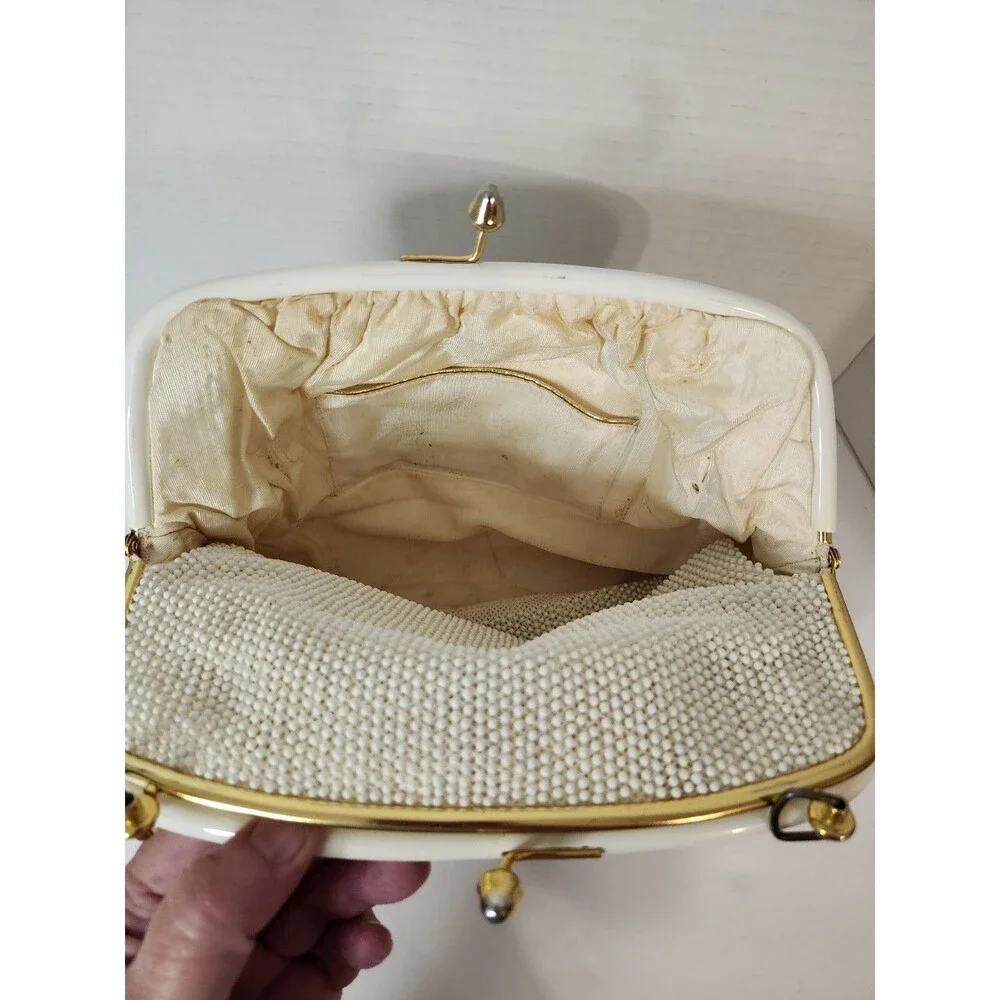 vintage beaded clutch purse